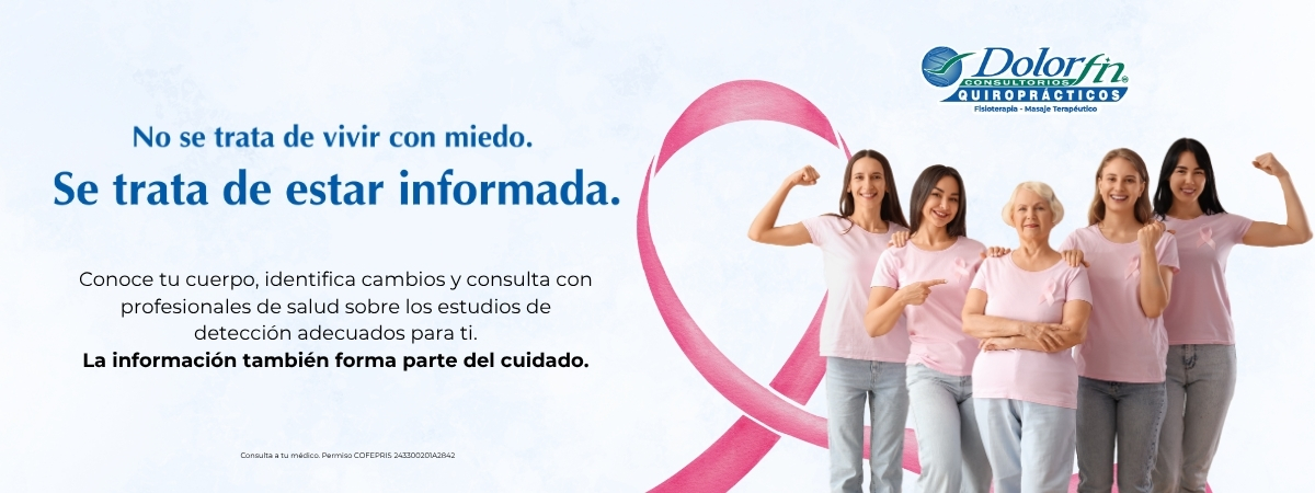 Octubre, mes de la sensibilización sobre el cáncer de mama: no se trata de vivir con miedo, se trata de estar informada