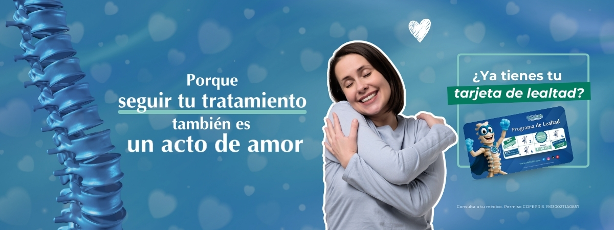 Programa de lealtad Dolorfin continuar tratamiento quiropráctico es un acto de amor propio