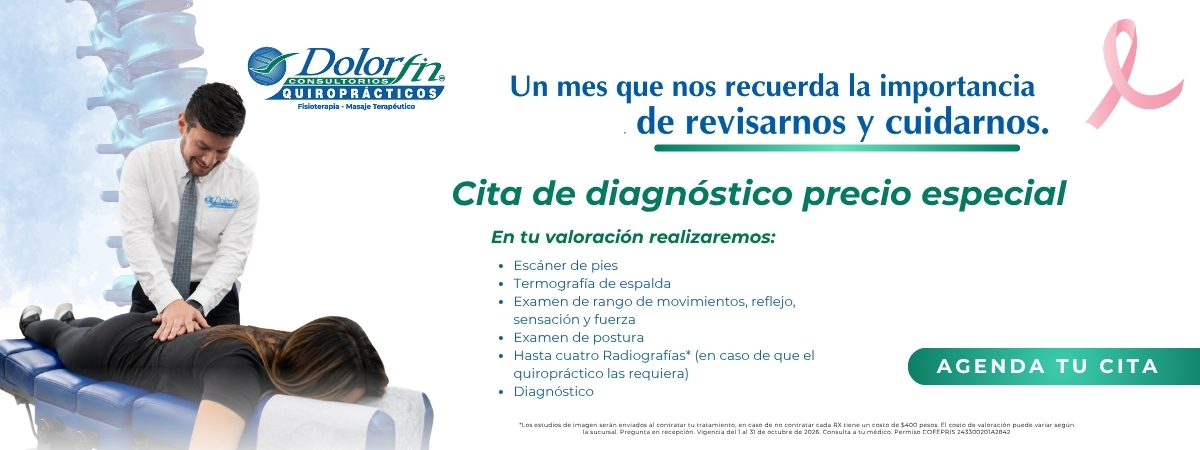 Cita de diagnóstico a precio especial en octubre: escáner de pies, termografía de espalda, examen de postura y diagnóstico en Dolorfin