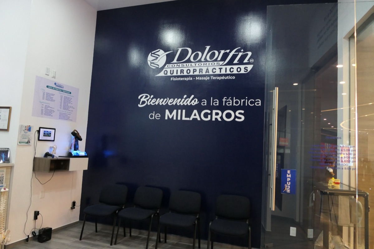 Área terapéutica y ambiente en Dolorfin Oceanía – Venustiano Carranza
