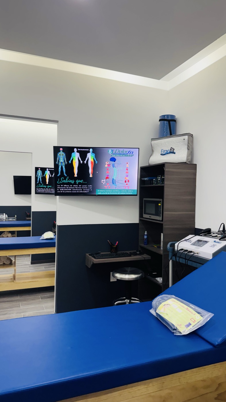 Instalaciones y área de fisioterapia con electroterapia Dolorfin Pachuca – Hidalgo