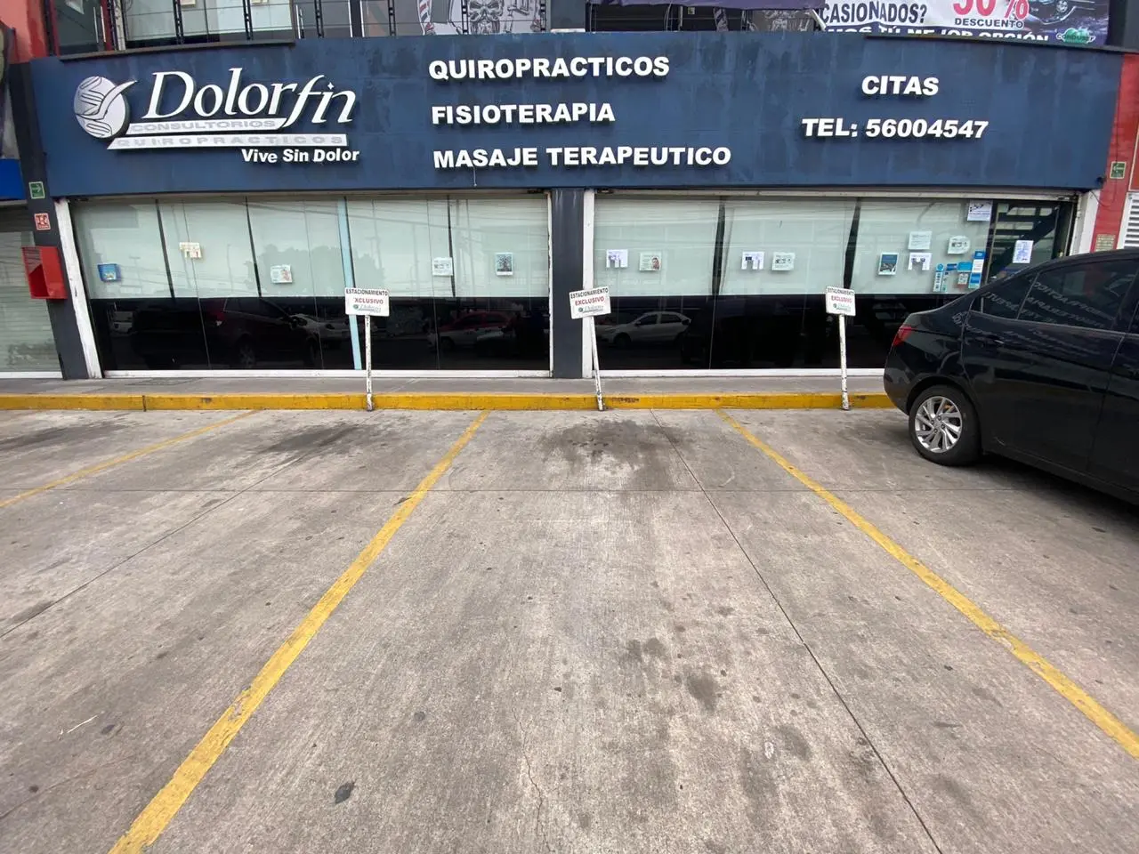 Fachada de Dolorfin Tezontle en Iztapalapa, CDMX